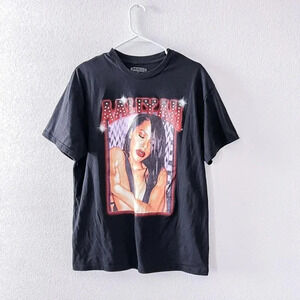 Aaliyah Unisex Black T-shirt‎ Cotton Blend size XL